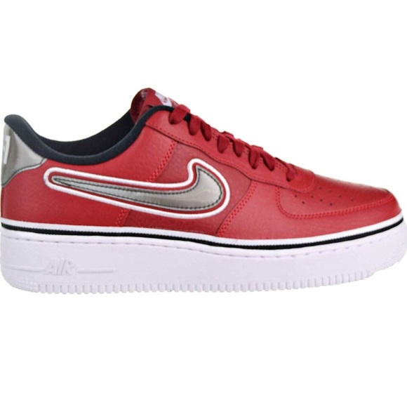Nike Shoes - Nike Air Force one 1 red nba shoes lv8